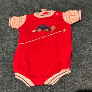 Healthtex Red and Pink Kids One Piece